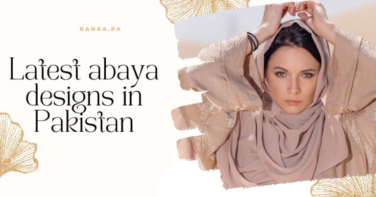 Latest abaya designs in Pakistan